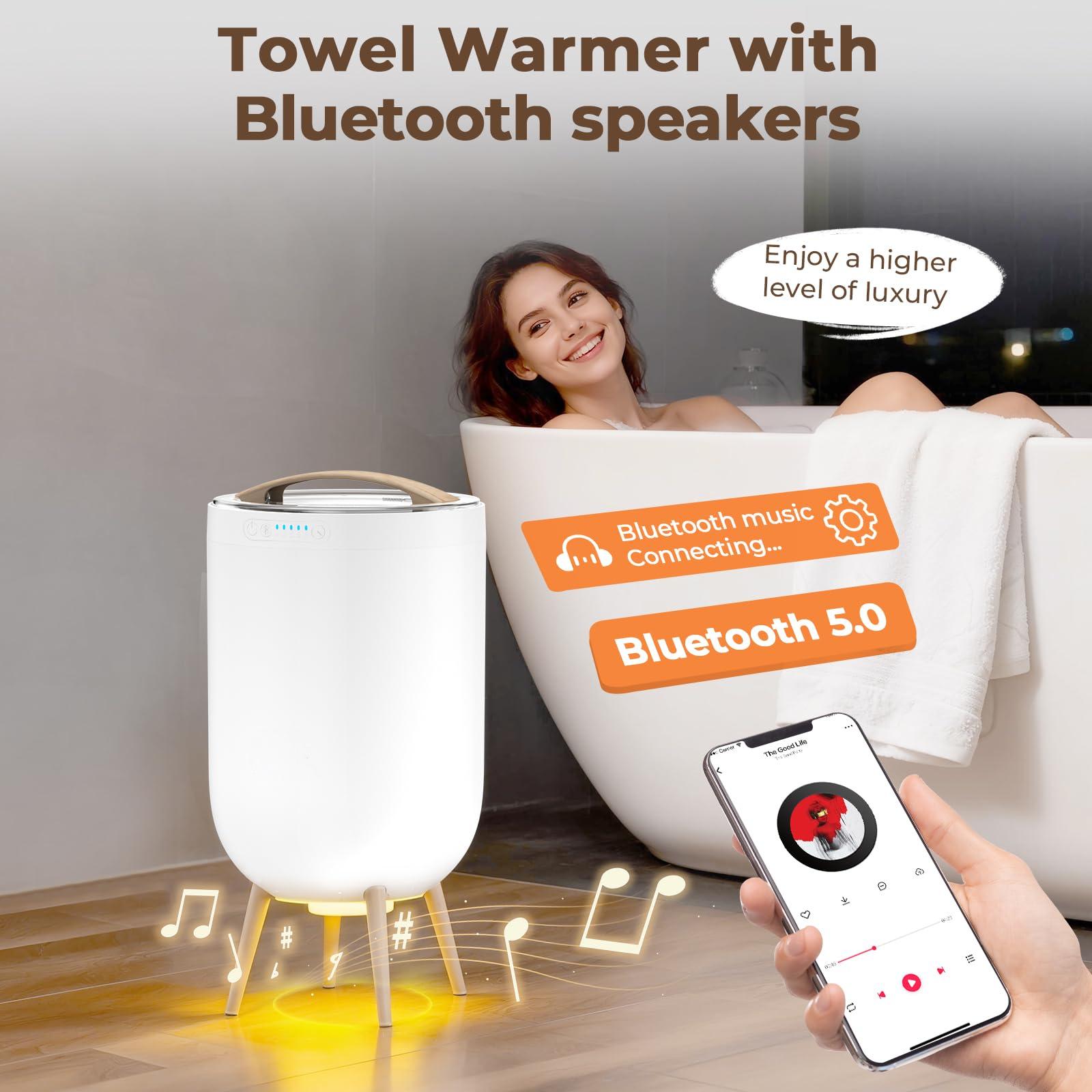 Spa & Wellness Paradies Braunschweig - Luxury Spa Towel Warmer Bucket Bluetooth