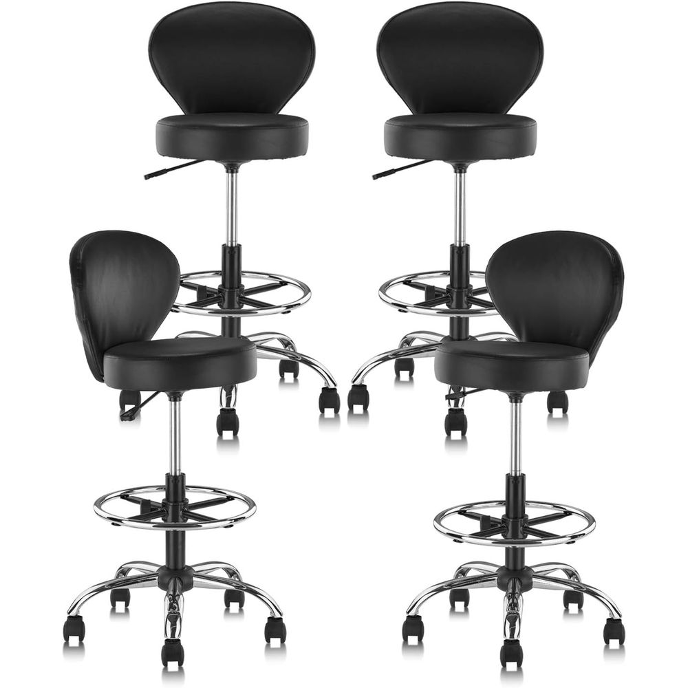 Spa & Wellness Paradies Braunschweig - Set of 4 PVC Leather Swivel