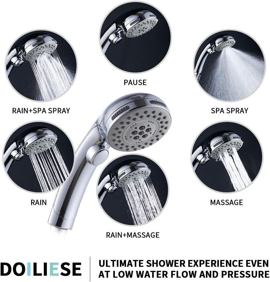 High Pressure Shower Head with - Spa & Wellness Paradies Braunschweig recension och pris