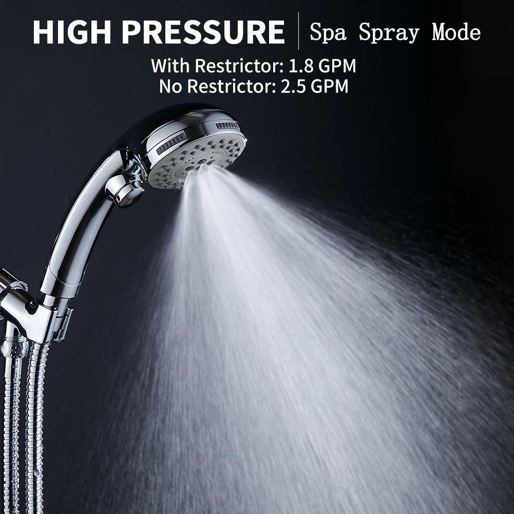 High Pressure Shower Head with - Spa & Wellness Paradies Braunschweig recension och pris