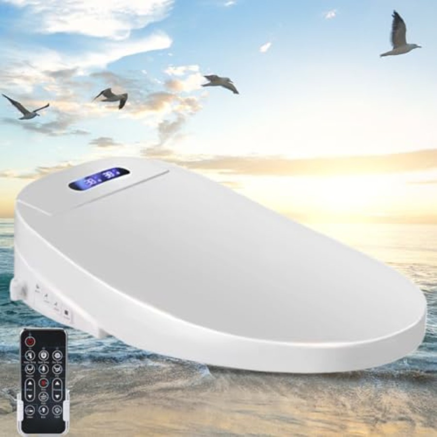 Electric Bidet Toilet Seat wit - Spa & Wellness Paradies Braunschweig recension och pris
