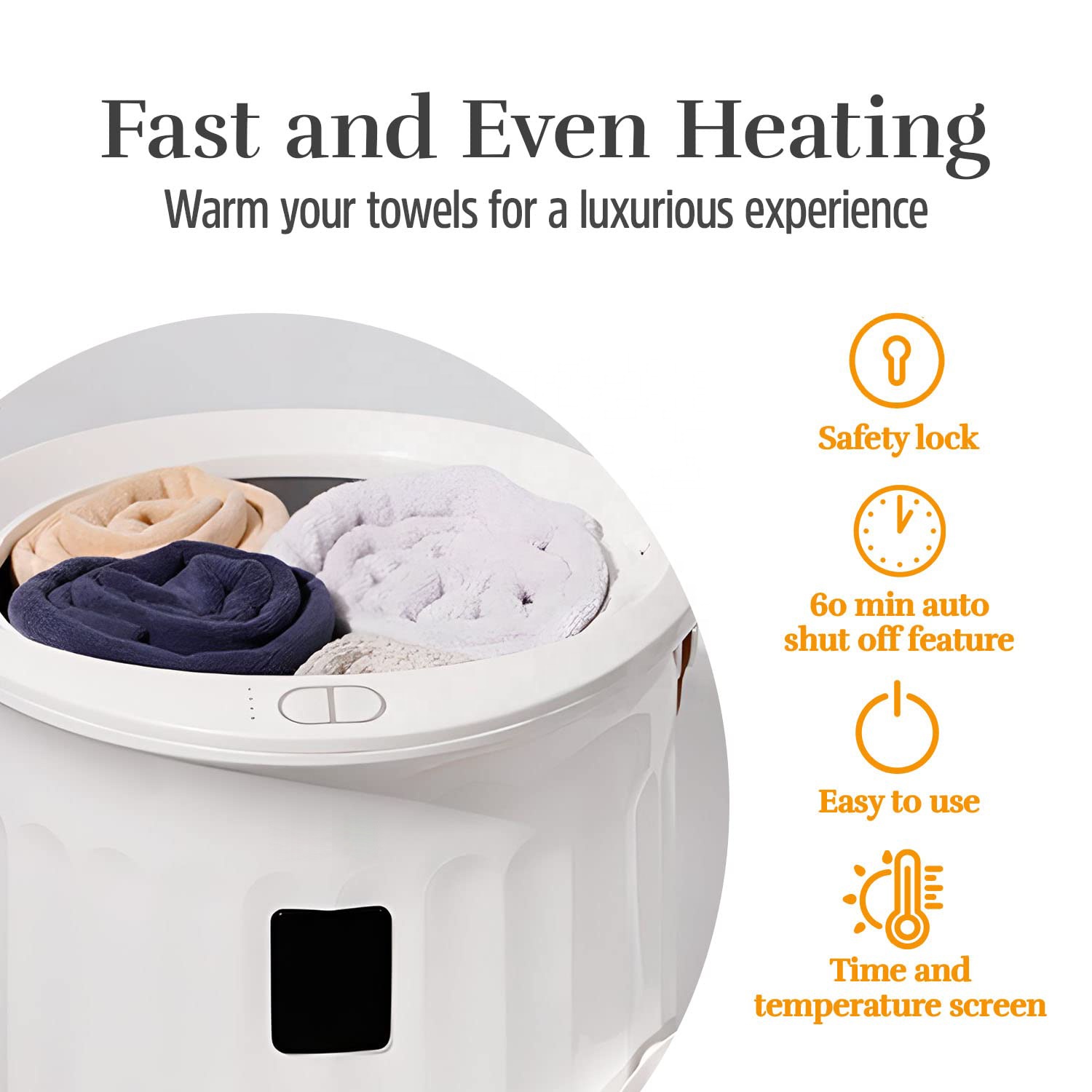 20L Towel Warmer Bucket with T - Spa & Wellness Paradies Braunschweig recension och pris