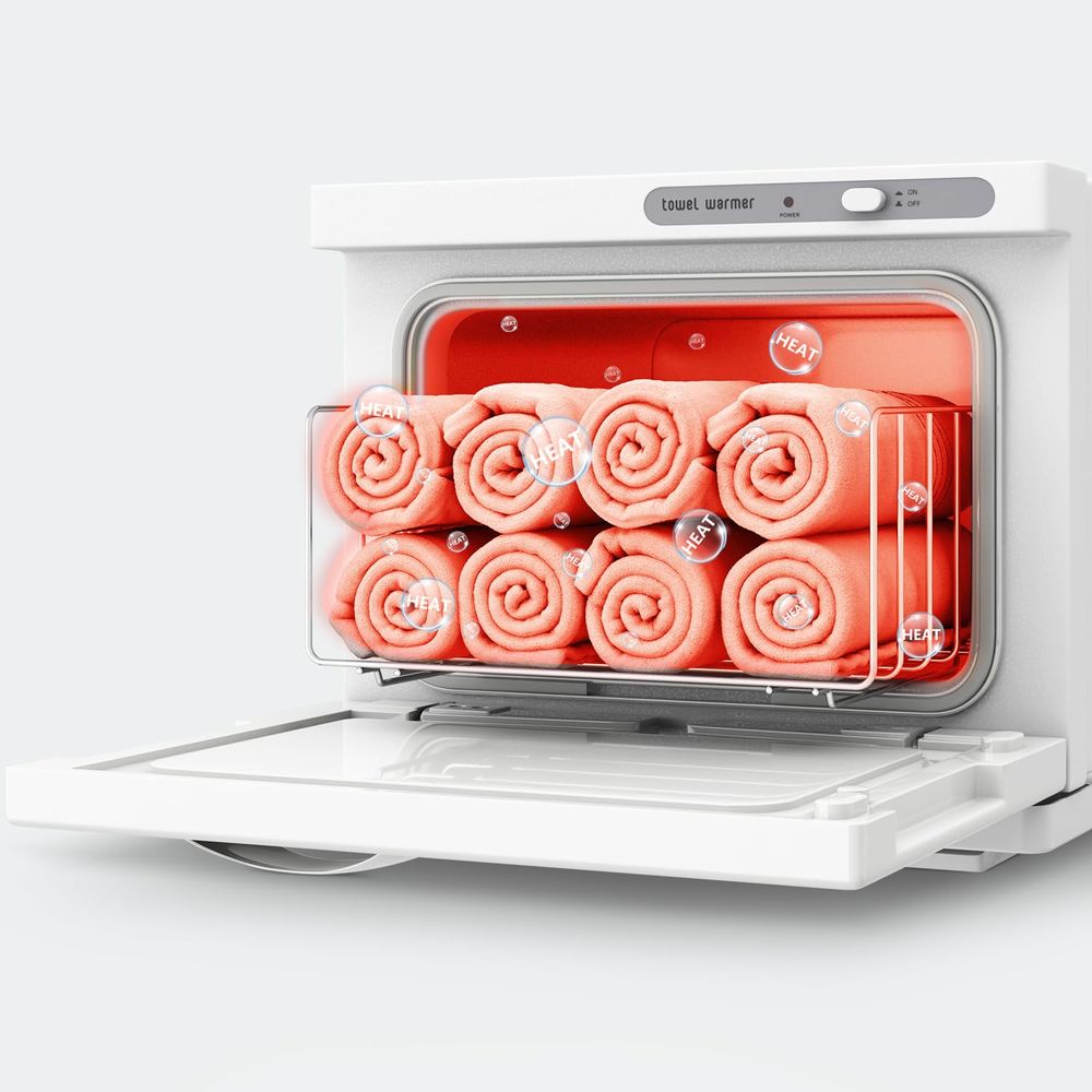 Compact 8L White Towel Warmer  - Spa & Wellness Paradies Braunschweig recension och pris