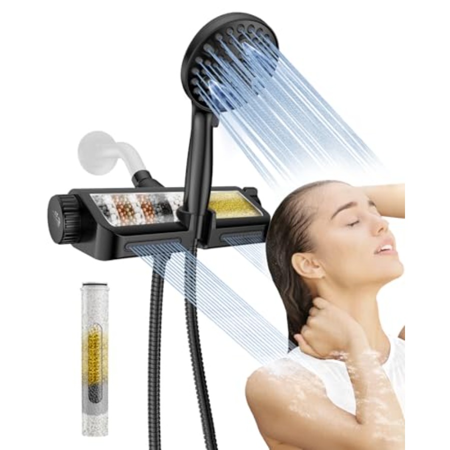 Filtered Shower Head with Hand - Spa & Wellness Paradies Braunschweig recension och pris