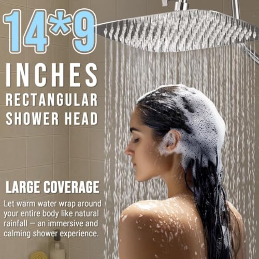 All Metal Extra Large Rain Sho - Spa & Wellness Paradies Braunschweig recension och pris